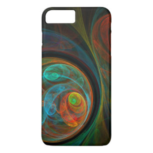 Rebirth Blue Abstract Art iPhone 8 Plus/7 Plus Case