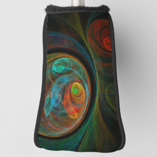 Rebirth Blue Abstract Art Golf Head Cover