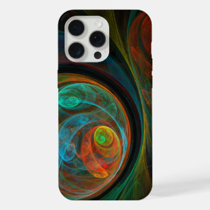 Rebirth Blue Abstract Art iPhone 15 Pro Max Case