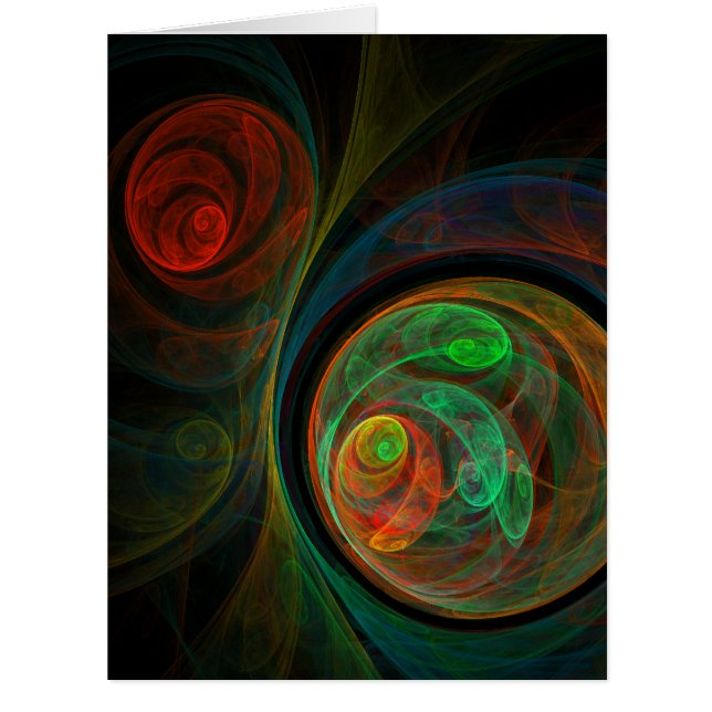 Rebirth Green Abstract Art (Front)