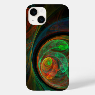 Rebirth Green Abstract Art Case-Mate iPhone 14 Case