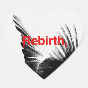 Rebirth Heart Sticker by hado90