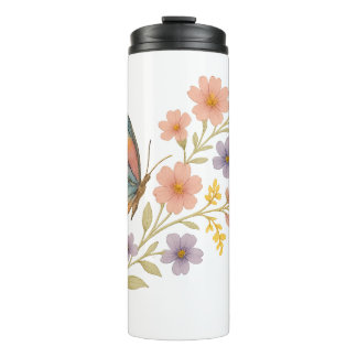 Rebirth in Every Sip - Butterfly Thermal Tumbler