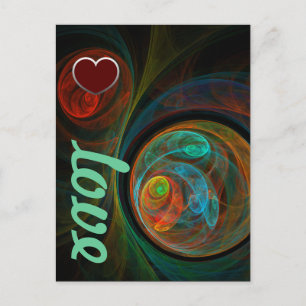 Rebirth Love Postcard