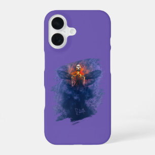 Rebirth. Skeleton with wings rising up iPhone 16 Case