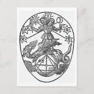 Rebis Symbol of Duality Postcard