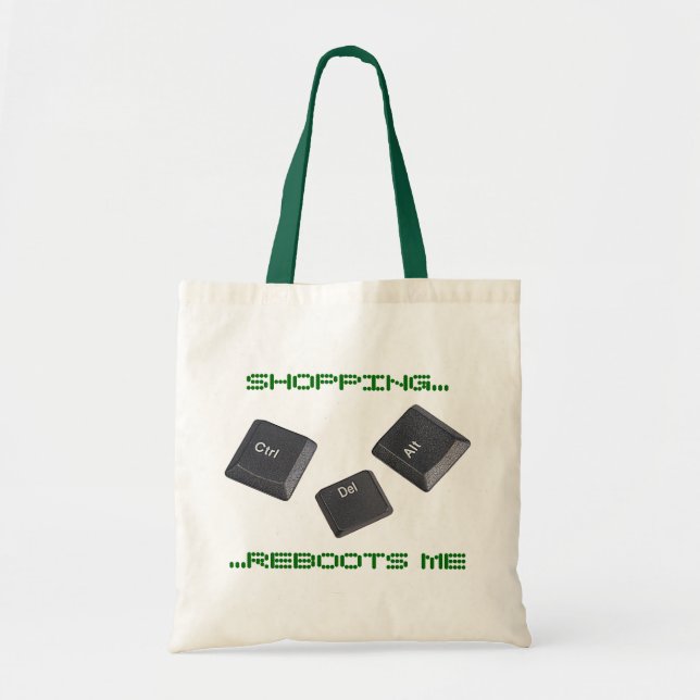 Reboot Computer Keys Tote Bag (Front)