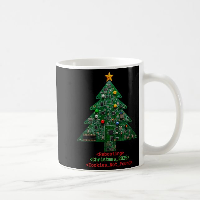 Rebooting The Holidays It Tech Support Computer Ge Coffee Mug (Right)