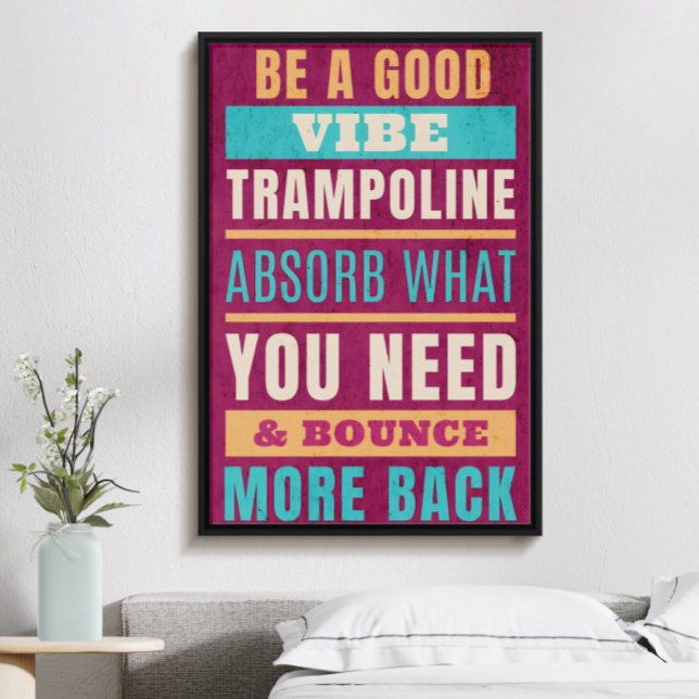 Rebound positive energy, beautiful inspirational poster (Creator Uploaded)