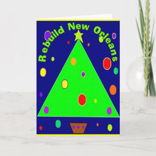 Rebuild New orleans Christmas CArds