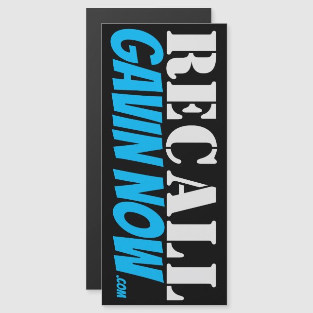 RECAL GAVIN NOW MAGNETIC STRIP INVITATION (Front/Back)