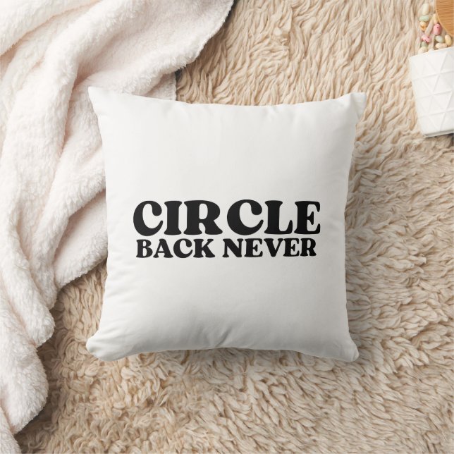 Recalibration Point | Circle Back Never Industrial Cushion (Blanket)