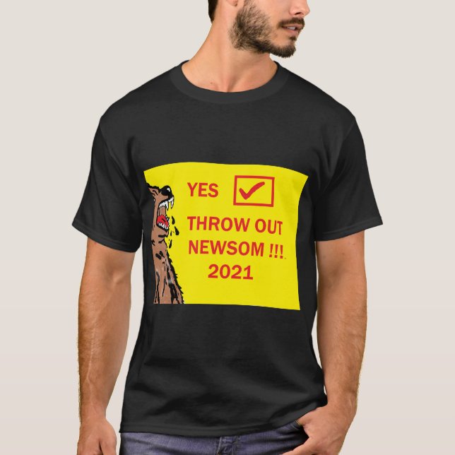 RECALL GAVIN NEWSOM 2021 MEN'S T-SHIRT (Front)