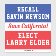 Recall Newsom Elect Larry Elder Save California