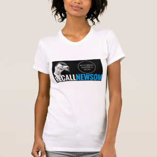 RECALL NEWSOM NOW T-SHIRT - WOMEN