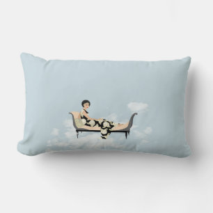 Recamier in the Clouds Lumbar Cushion