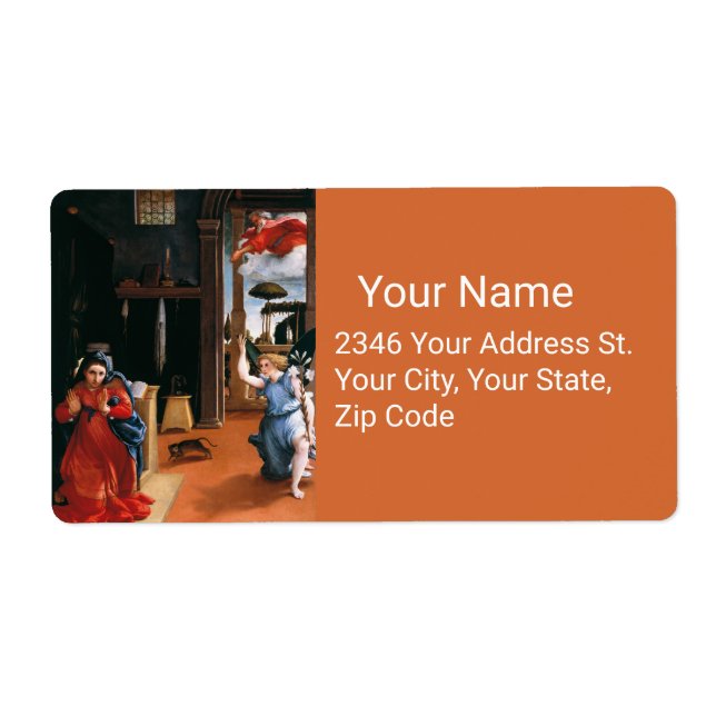 RECANATI ANNUNCIATION by Lorenzo Lotto (Front)