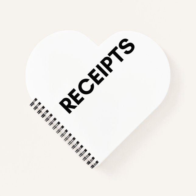 receipts notebook (Front)