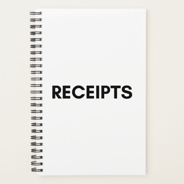 receipts planner (Front)
