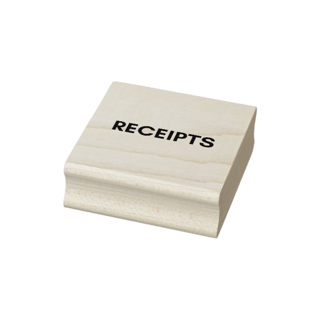 receipts rubber stamp (Stamp)