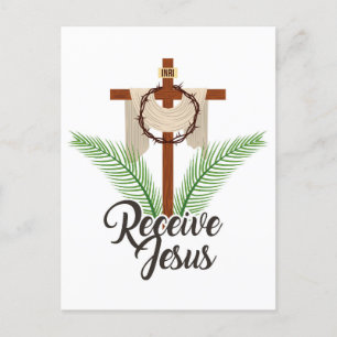 Receive Jesus Holiday Postcard