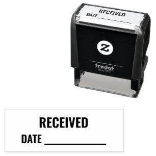 RECEIVED   Date  Self-inking Stamp