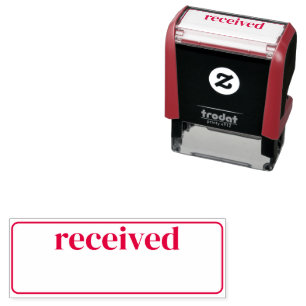 Received Payment Accounting Office Bookkeeping Self-inking Stamp