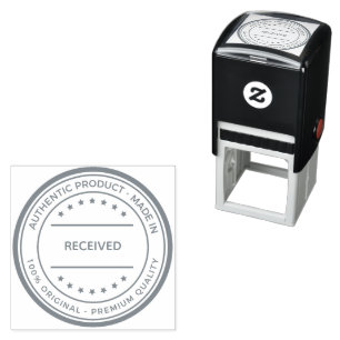 Received Quality Seal Grey Ink Original Premium Self-inking Stamp
