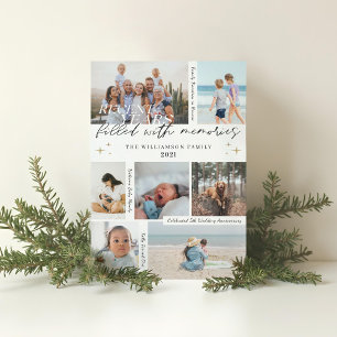 Recent Years Filled with Memories Photo Collage Holiday Card