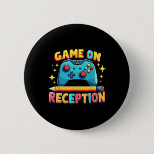 Reception Back To School Kids Level Reception Unlo 6 Cm Round Badge