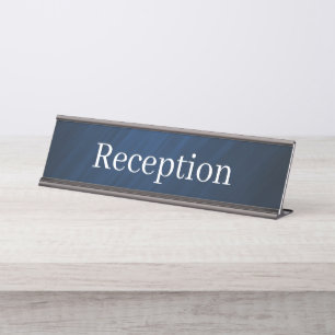 Reception Desk Name Plate