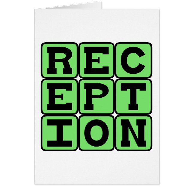 Reception, Football Stat (Front)