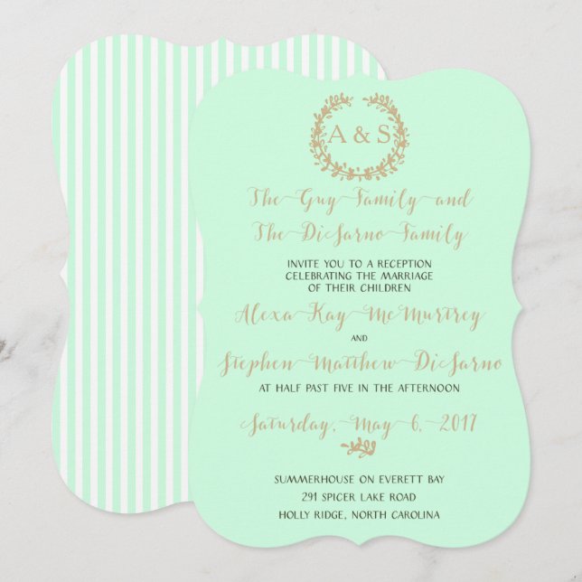 Reception Invitation Only (Front/Back)