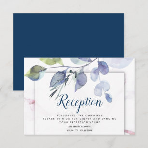 Reception Muted Apple Greenery Invitation