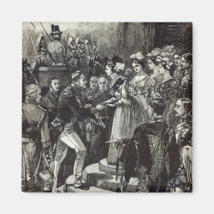Reception of Louis Philippe at Windsor Castle Magnet