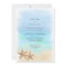 Reception Only Beach Theme Wedding Invitations