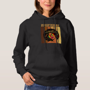 Receptionist Afro African Women Women Black Histor Hoodie