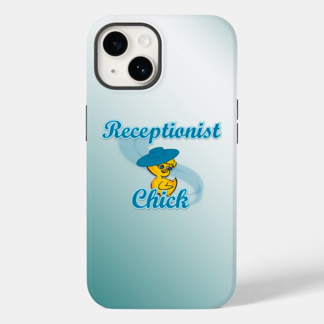Receptionist Chick #3 Case-Mate iPhone Case (Back)
