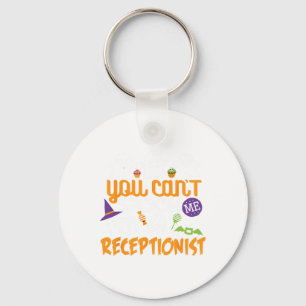 Receptionist Halloween Costume Party Can't Spook M Key Ring