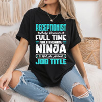Receptionist Job Title Profession Office Worker