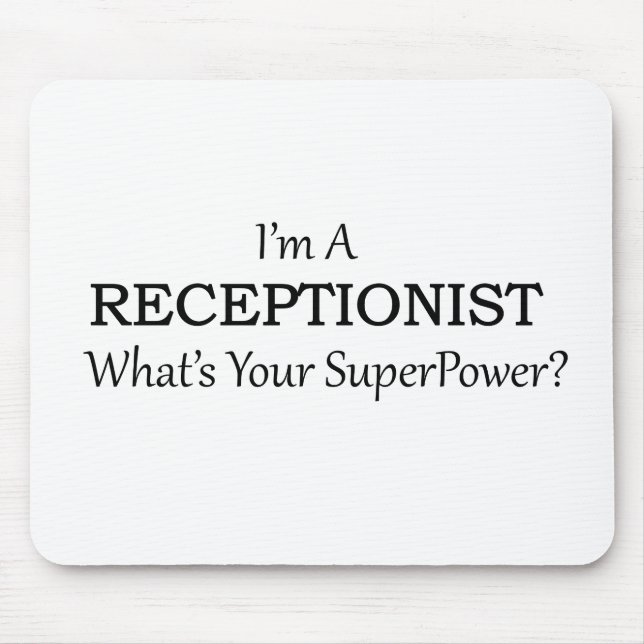 RECEPTIONIST MOUSE PAD (Front)