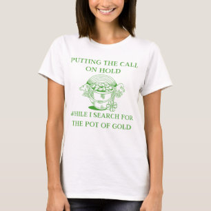 Receptionist Secretary St. Patrick's Day Quote T-Shirt