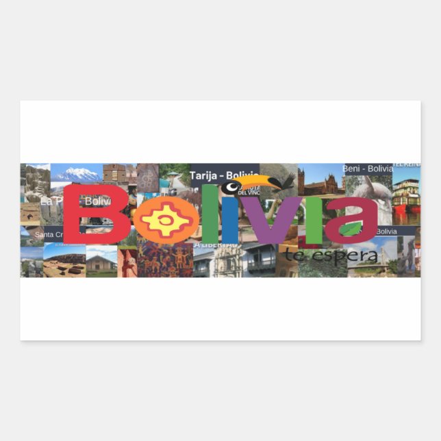 Recerdo sticker of Bolivia (Front)