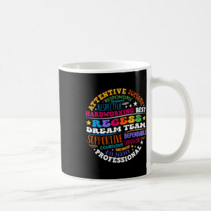 Recess Dream Team Teachers Students Monitor Back T Coffee Mug