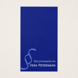 Rechtsanwalt blau grau weiß