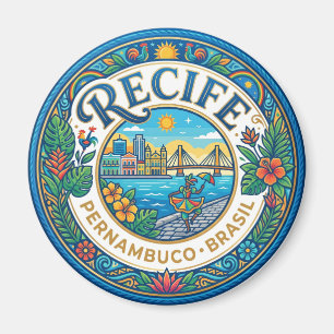 Recife Brazil Magnet
