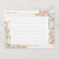 Recipe Boho Floral Muted Tropical Palm Greenery