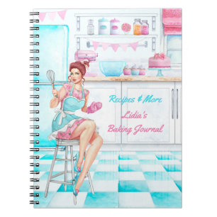 Recipe Book Retro Kitchen Baking and Cooking