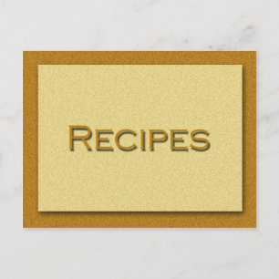 Recipe Card