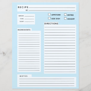 Recipe Card